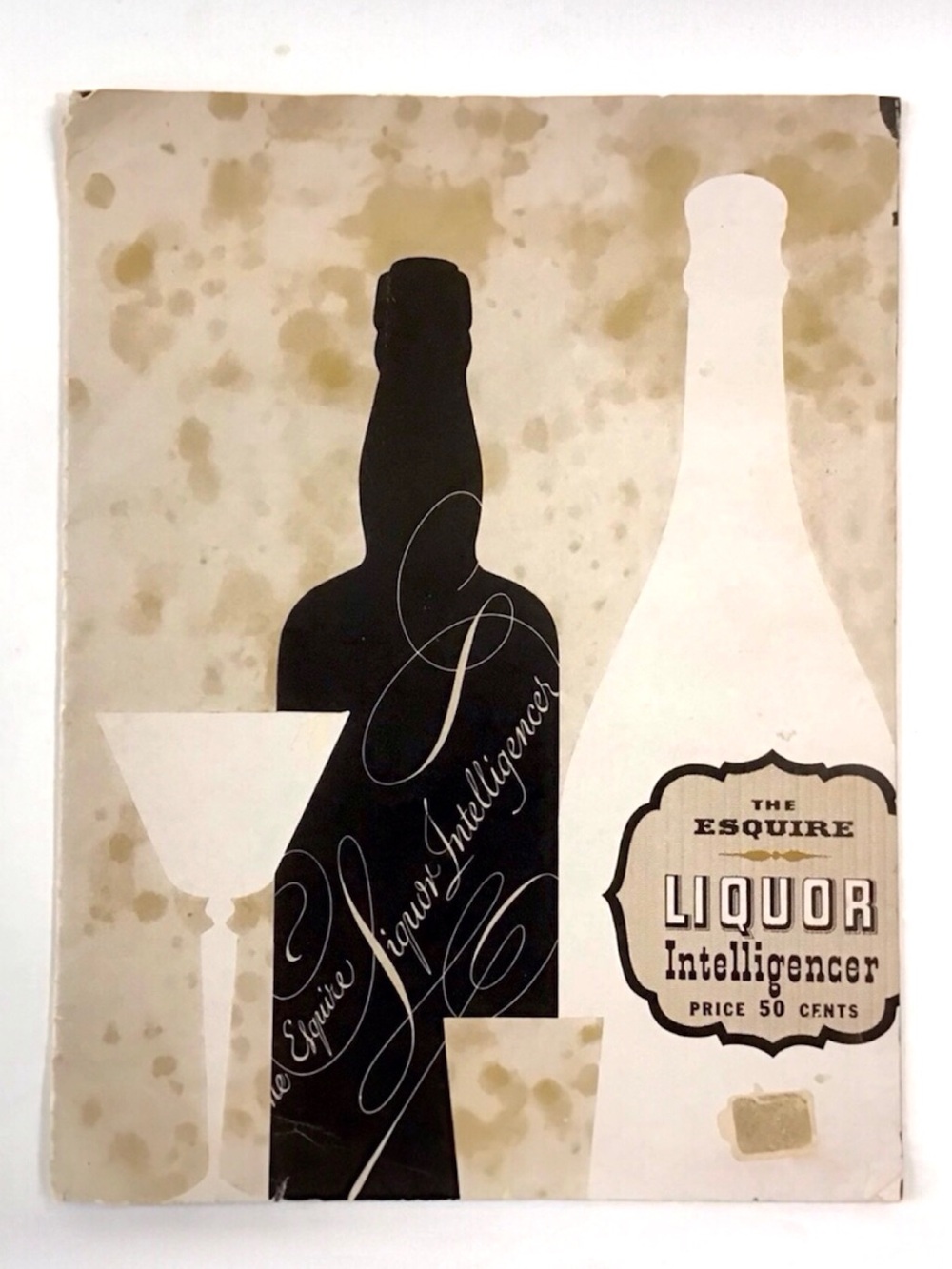 Vintage 1948 The Esquire LIQUOR Intelligencer Booklet Bar Cocktail Guide